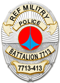 STANDARD MILITRY POLICE BATTALION BADGE