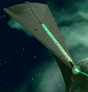 An Unspecified ECLIPSE-Class fires Her Superlaser (target unknown).