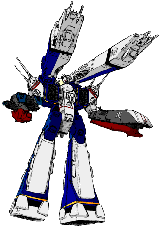 THE SDF-001 <i>MACROSS</i>, REBUILT (ATTACK CONFIGURATION).